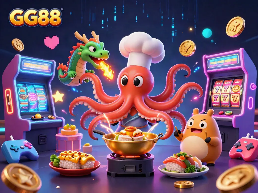 GG88 engages players with dynamic gaming action in a vibrant casino scene featuring excitement.