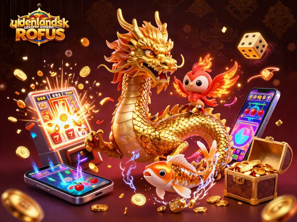Play at udenlandsk casino uden ROFUS while enjoying slots and colorful game elements.