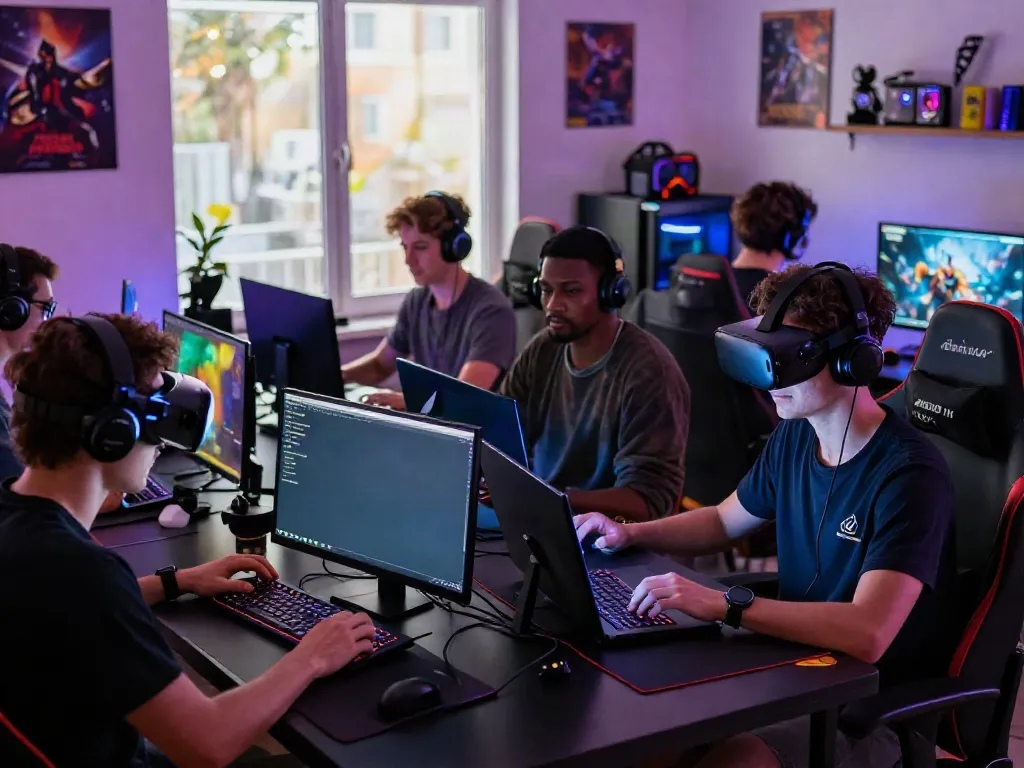 Engaged gamers participating in rokok88 login to connect with their community and play games.